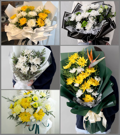 广东梅州市丰顺县留隍镇小东村白事花束代送